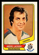 1976-77 O-Pee-Chee WHA #80 Andre Lacroix EX-NM *** Free Shipping ***