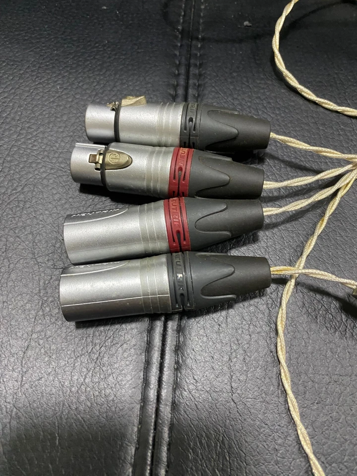 Crystal Cable XLR (Crystal Connect Micro Diamond) Interconnects (Used) - Image 3 of 4