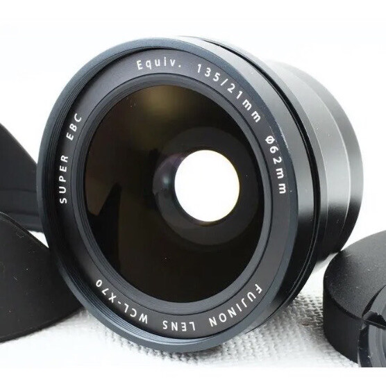 FUJIFILM フジフイルム WCL-X70 B #3469 Fujifilm WCL-X70 WCL X70 Wide Conversion Lens Black New | eBay