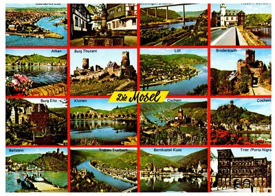 #ad POSTCARD Vintage Die Mosel von Trier bis Koblenz $2.11