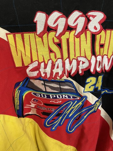 Chaqueta de algodón Jeff Hamilton Jeff Gordon #24 NASCAR Dupont 3 veces - mediana - Imagen 8 de 21