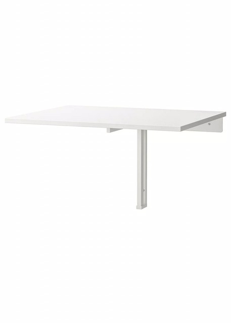 Ikea Norberg Wall Mounted Drop Leaf Table Desk 301 805 04 White