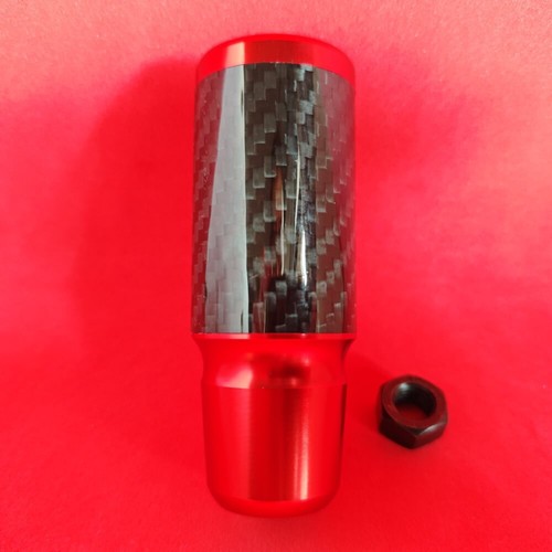 MS RED CARBON 6SP STICK SHIFT GEAR KNOB for MAZDA 2 3 5 6 CX-5 MX5 MIATA SPORT R - Picture 6 of 6