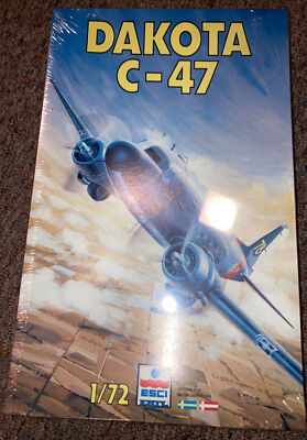 Dakota C-47 Model Airplane New In Box ESCI ERTL Made n Italy Plastic With Decals