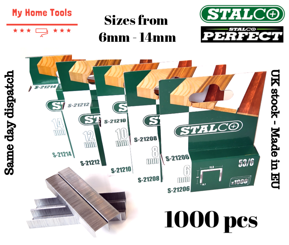 Heavy Duty Tacker Staple Gun 414mm Upholstery Stapler Staples+1000