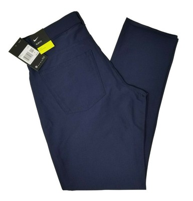 Nike Navy Men's Flex Slim Fit Golf Pant Size 30x30 193152312180 | eBay