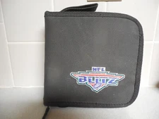 **Rare** NFL BLITZ Black CD Game Disc Carrying Case w/ Zipper by ALS Industries