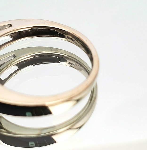 ROSY BLUE JEWELRY SOLID 14K WHITE GOLD 1.5CTTW DIAMOND LADIES RING SIZE