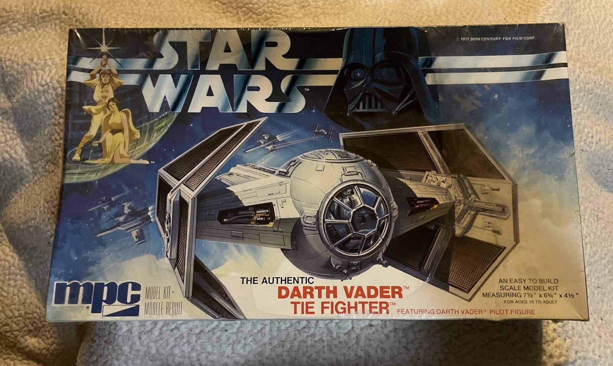 MPC スターウォーズ ダース・ベイダー TIEファイター プラモデル1978年 Vintage 1978 MPC Star Wars Darth Vader Tie Fighter Model Kit 1
