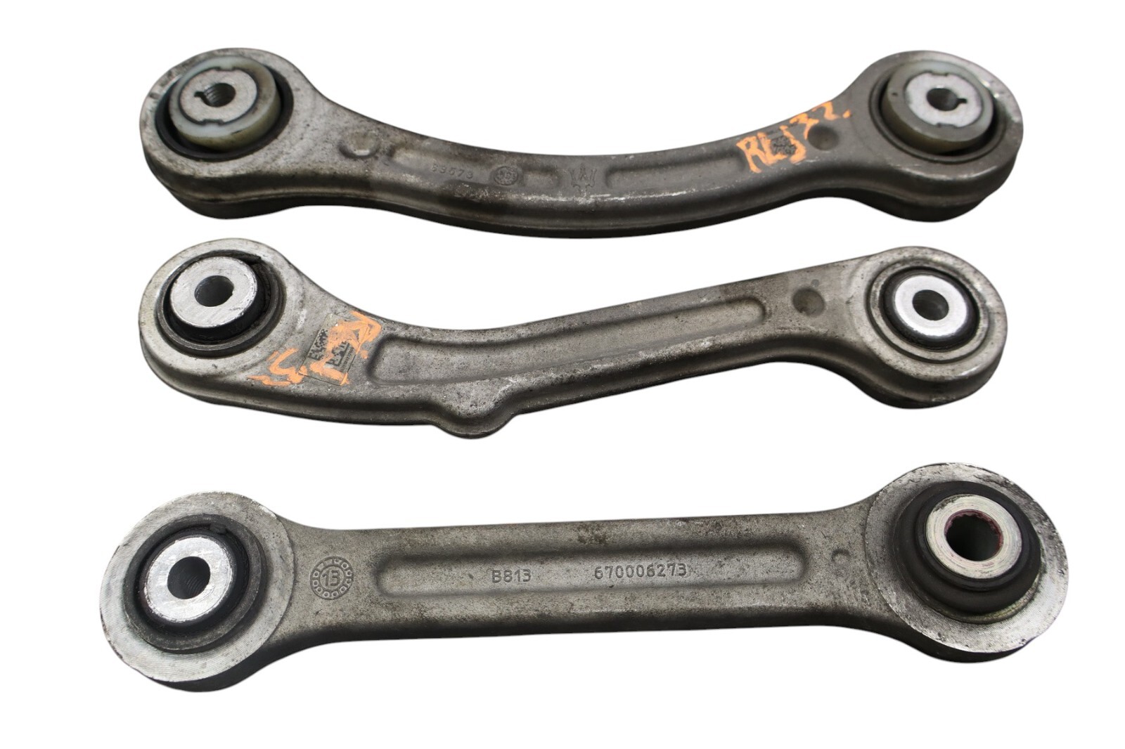 14-17 Maserati Ghibli Rear Left Side Lower Suspension Control Arm Set of 4 Oem