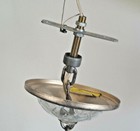 CRYSTAL CHANDELIER Gorgeous Hard Wired 4 Candle Lights Silver Accent Small Space — photo 3