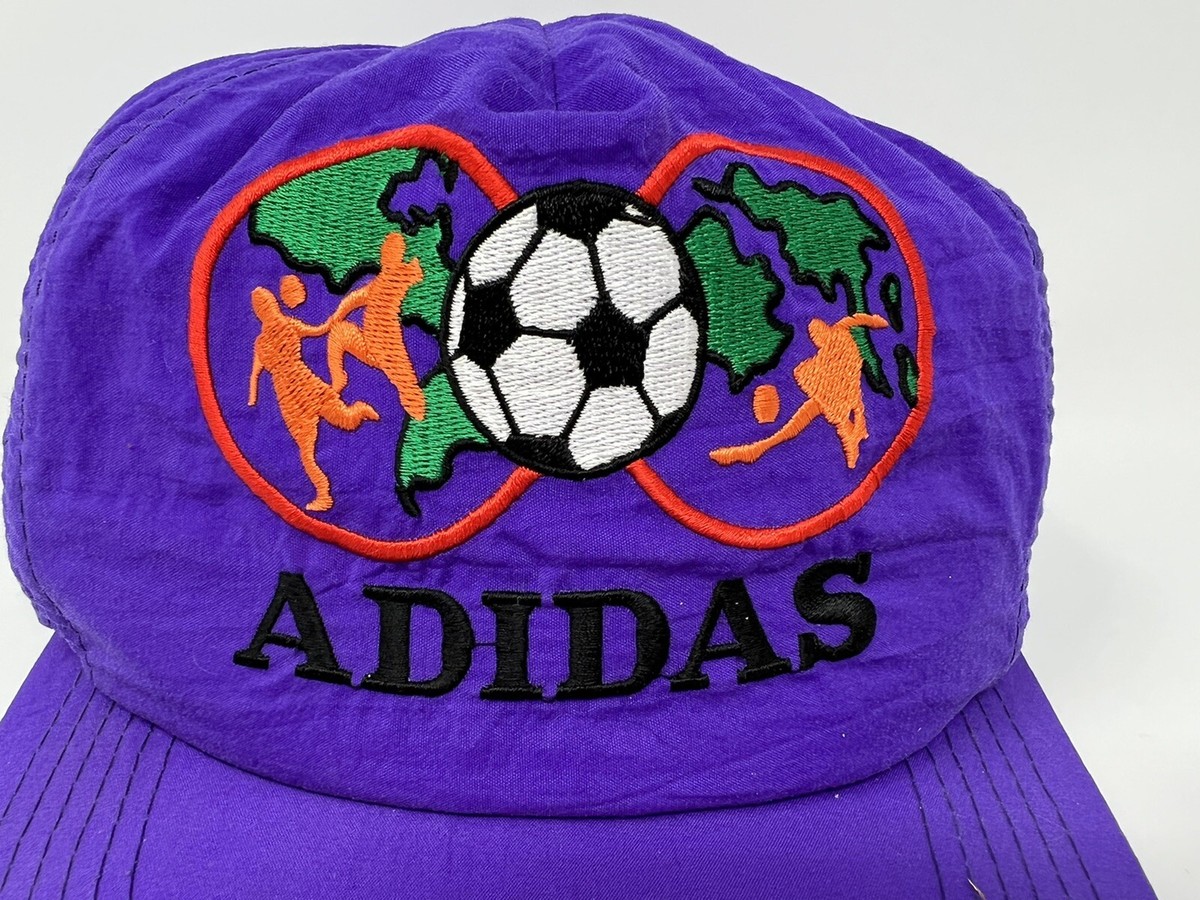 vintage adidas cap レトロ ビンテージ アディダス Vintage Super Rare Adidas Soccer Nylon Hat Cap SnapBack Logo