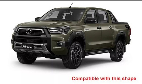 GR SPORT SUN VISOR WIND DEFLECTOR DOUBLE CAB FITS TOYOTA HILUX 2015-2024 - Picture 7 of 9