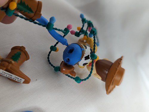 Disney Woody Tangled in lights christmas ornament legs can be re-glued - Picture 3 of 3