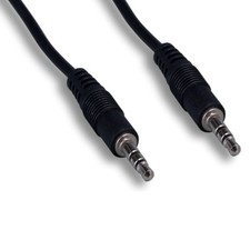 10PCS 3' 3.5mm Male/Male Stereo Audio Cable Cord AUX 28AWG MP3 MP4 PC Laptop
