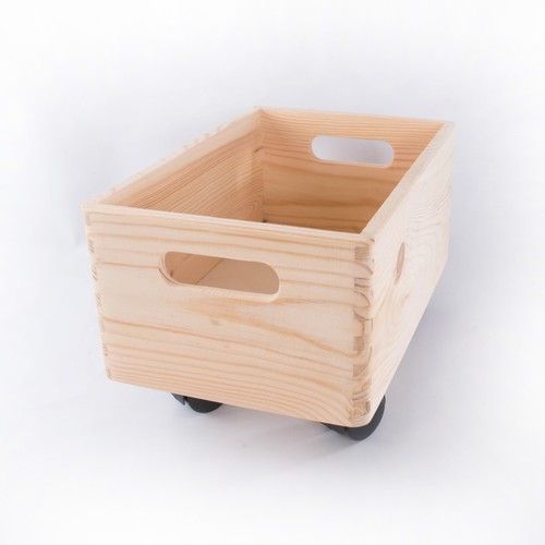 Large Wooden Storage Boxes / Plain Wood / Box with Lid / Crate Trunk Containers - 第 51/171 張圖片