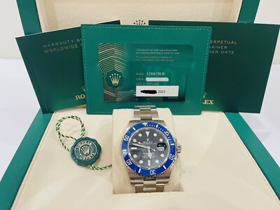 New 2022 Rolex Submariner Date White Gold 41mm Ceramic Oyster 126619LB