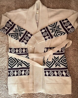 NEW! PINK REPUBLIC Size Medium Off White/ivory ,purple Open