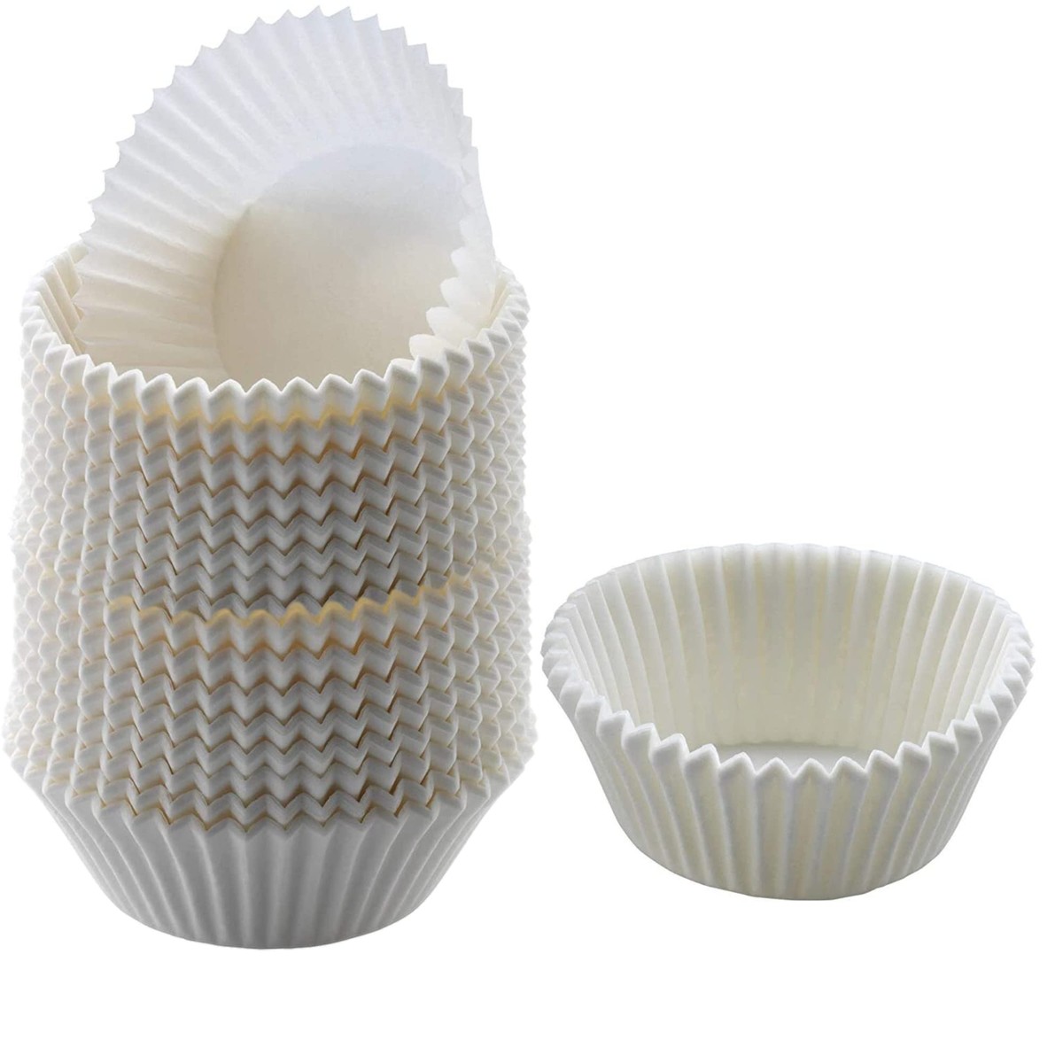 300 Count Cupcake Liners White Gaint Muffin Liners Food Grade