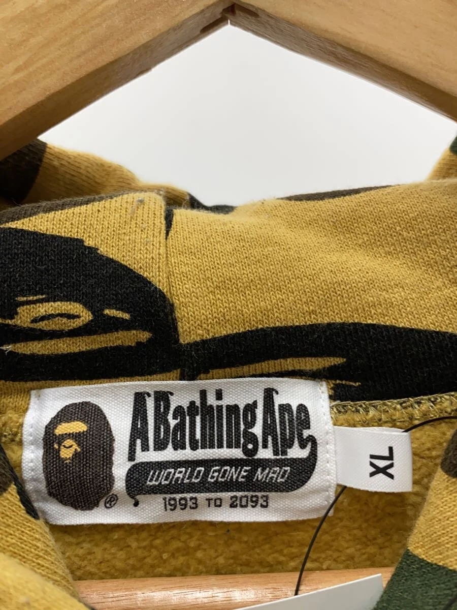 A BATHING APE (BAPE) Felpa con cappuccio A BATHING APE cammello XL usata