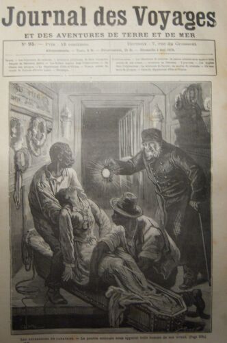 JOURNAL DES VOYAGES N° 95 de 1879 AMÉRIQUE DÉTERREURS ET VOLEURS DE CADAVRES  - Photo 1/1