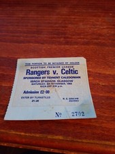 Rangers V Celtic Scottish Premier League 05/11/83 1983-84 Ticket Stub