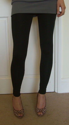 PETITE LENGTH Leggings Viskose/Elasthan schwarz 8 10 12 14 16 18 20