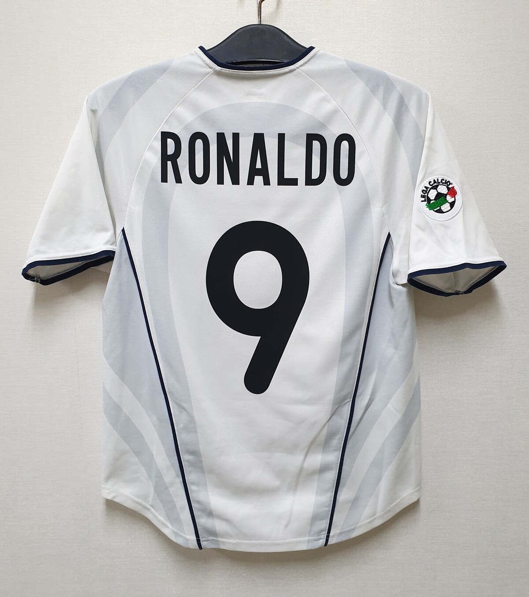 2001-02 Inter Milan Away S/S No.9 RONALDO 01-02 jersey shirt