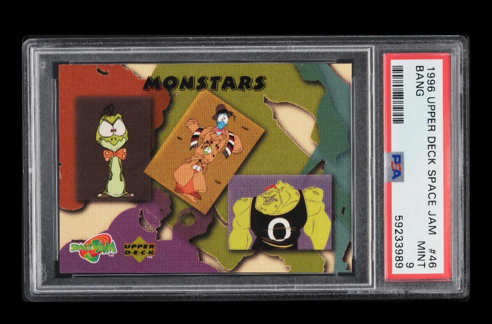1996 🏀 PSA 9 Space Jam Bang #46 Upper Deck 