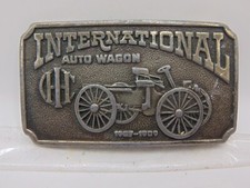 INTERNATIONAL AUTO WAGON BRASS BELT BUCKLE, 1974 BERGAMOT LIMITED EDITION