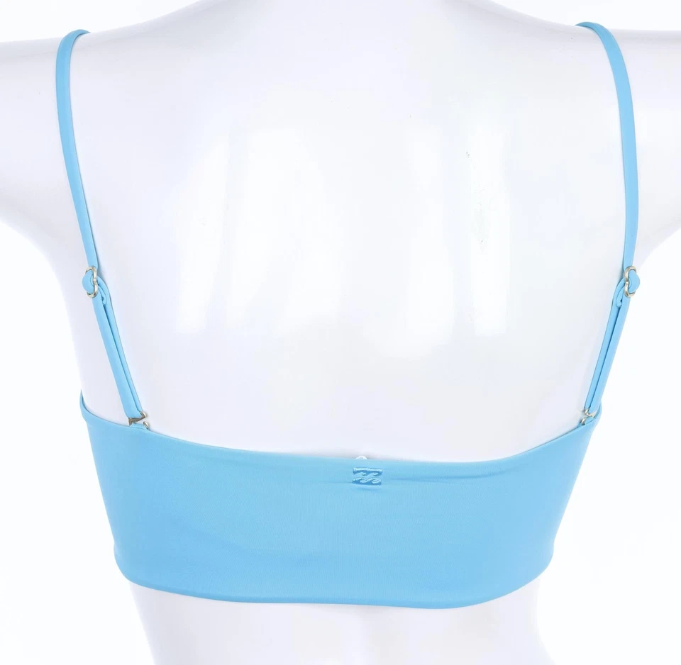 Top de bikini Billabong 284886 para mujer Sol Searcher bandeau azul Tahití talla pequeña Foto 4 de 4