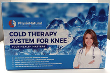 PhysioNatural Cold Therapy System Ice Machine ACL Knee Surgery Recovery Open Box