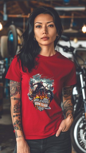 PHOENIX REBORN, Unique Design Unisex T-Shirt, Motorcycle T Shirt, Sport, MOT004 - Picture 15 of 30