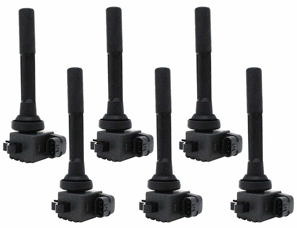 Bobinas de encendido + BUJÍAS DENSO para 98-01 Isuzu Rodeo VehiCROSS Acura Honda Foto 4 de 4