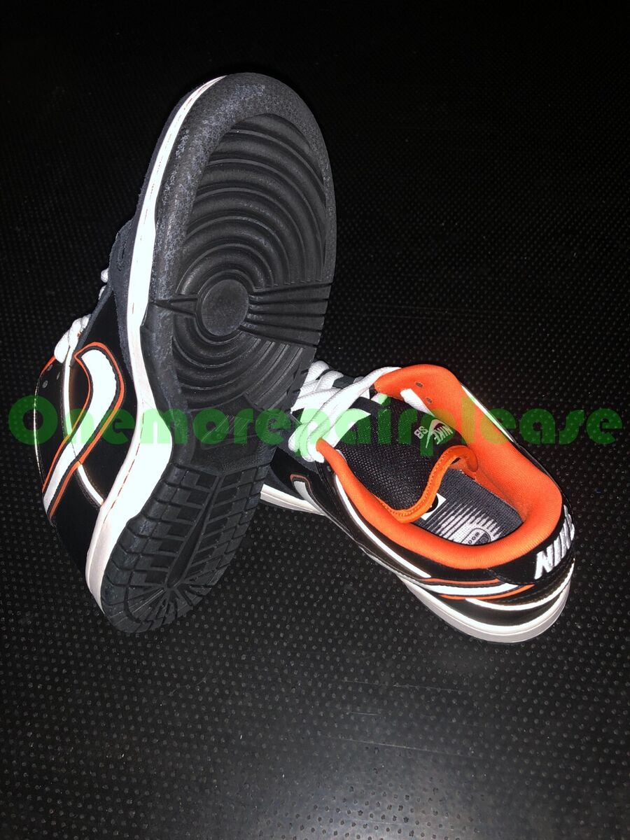Nike Dunk Low Pro SB Black White-Orange Blaze 304292-010 Nike Dunk Low Pro SB Black White-Orange Blaze 304292-010
