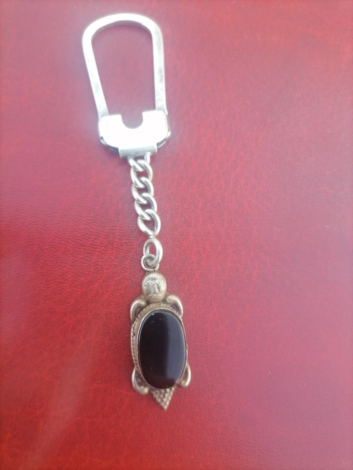 Unique Key Holder With Vintage Pendant Sterling Silver 925 9.5cm 11.33g - Image 2 of 4