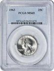 1963 Washington Silver Quarter MS65 PCGS
