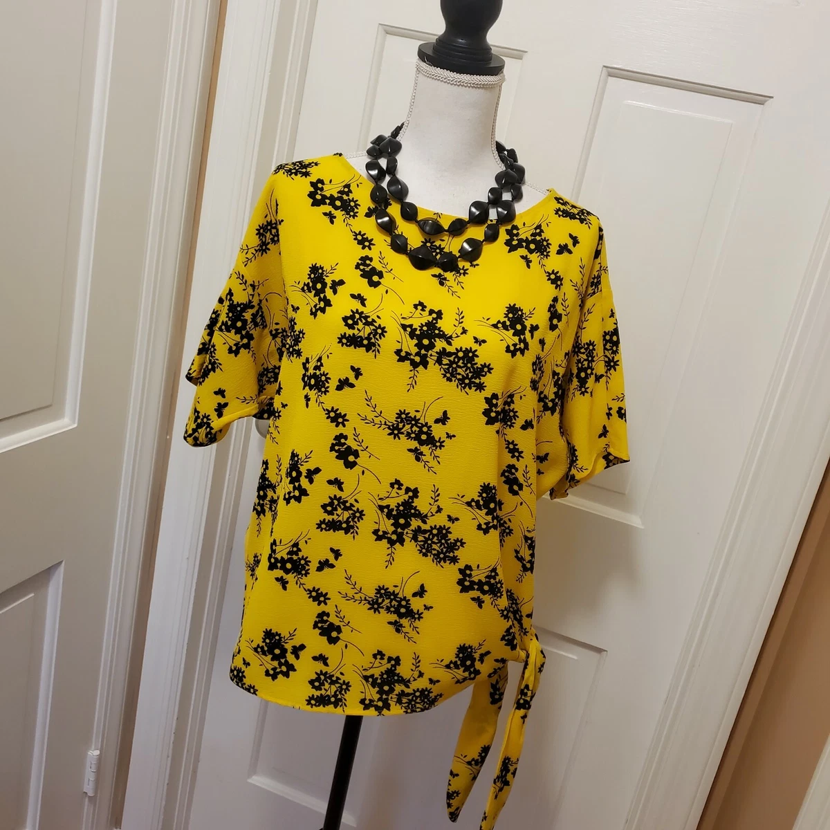 Michael kors hot sale yellow top