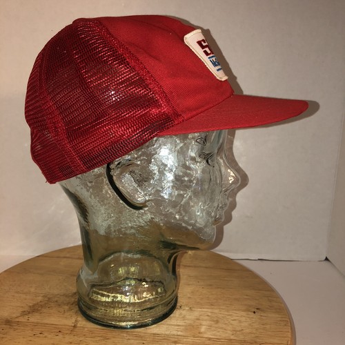 Casquette De Camionneur Vintage Swingster Années 80 - Rouge, Motif SKF McQuay Norris - Snapback Ajustable, Fabriqué Aux USA