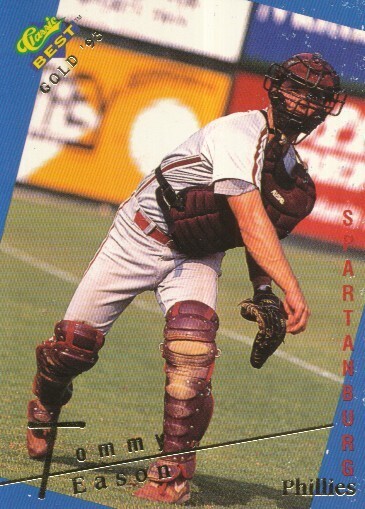 #135 SPARTANBURG PHILLIES # TOMMY SEASON CARD CLASSIC BEST GOLD '93