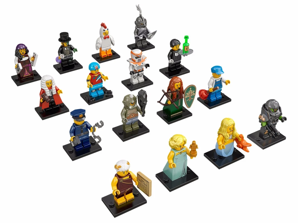 Lego minifigures series 9 unopened sealed random mystery blind bags packs x4
