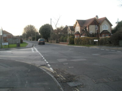 Foto 6x4 Kreuzung von Fairfield und Eastern Roads Havant c2009