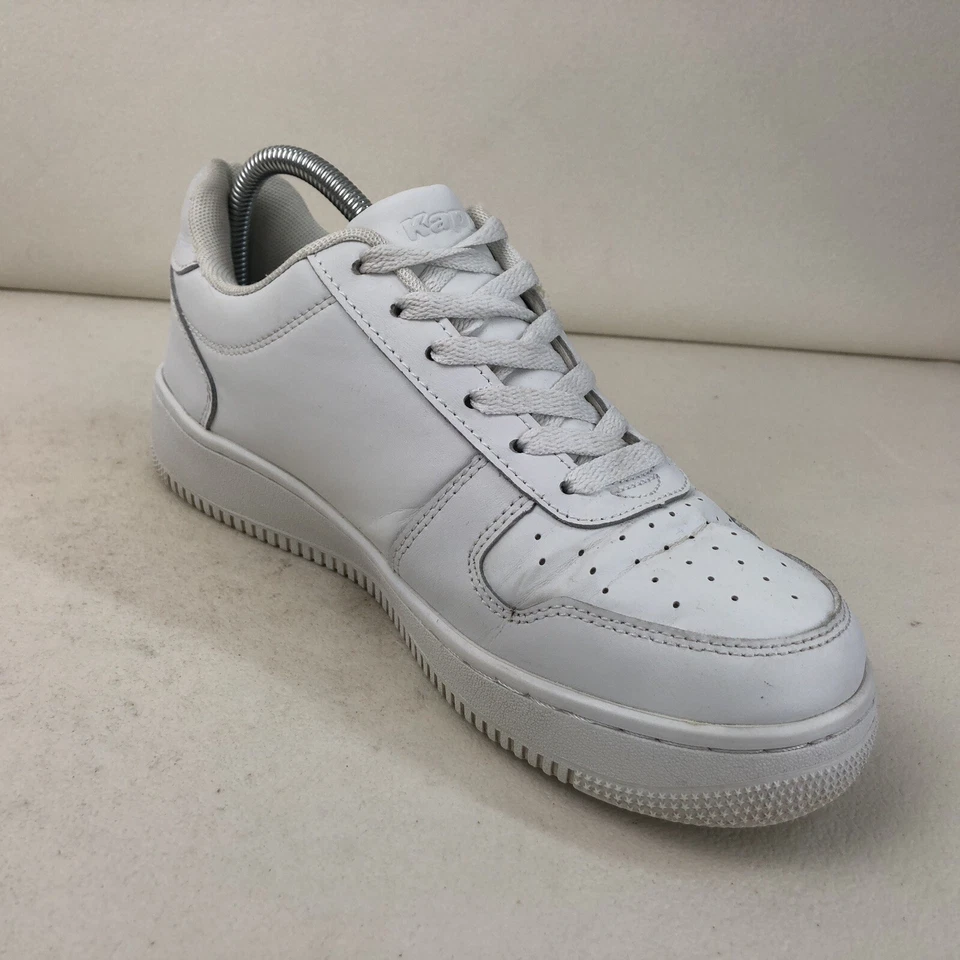 Kappa White Faux Leather Sports Trainer Sneaker Women UK 6 Eur 39 - Image 3 of 4
