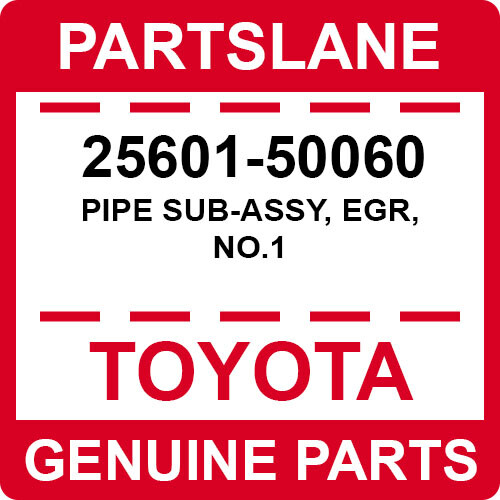 25601-50060 Lexus 95-98 Ls400 Genuine OEM Engine EGR Tube
