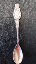 Vintage Dutch 50 Years Of Wilhelmina Queen Of Holland 1948 Souvenirs Spoon...