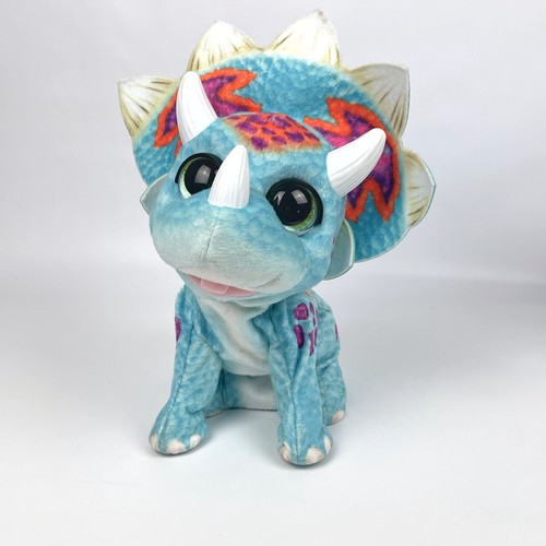 FurReal Friends Hoppin' Topper Interactive Electronic Pet Triceratops Dinosaur - Picture 2 of 13