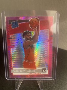 2020-21 Donruss Optic Patrick Williams Rated Rookie Pink Hyper Prizm #154 Bulls
