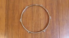 10" 6 Lug Chrome Drum Hoop - Un-Used, Excellent Condition