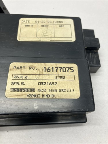 1988-1994 Chevrolet GMC C/K Digital Heater A/C Climate Temp Control. 16177075 - Picture 4 of 4