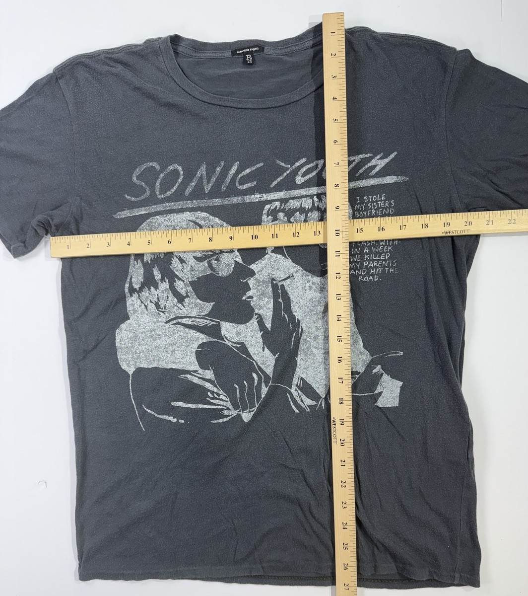 Sonic Youth x R13 Graphic T Shirt Japanese Fabric Indie Art Tee